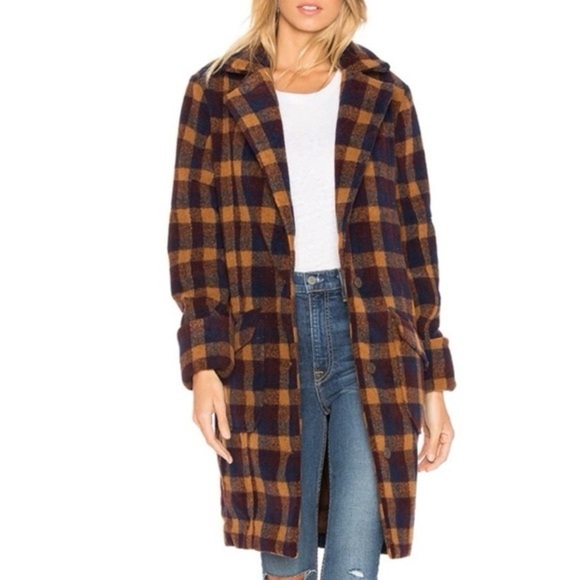 Tularosa Jackets & Blazers - Tularose Plaid Coat